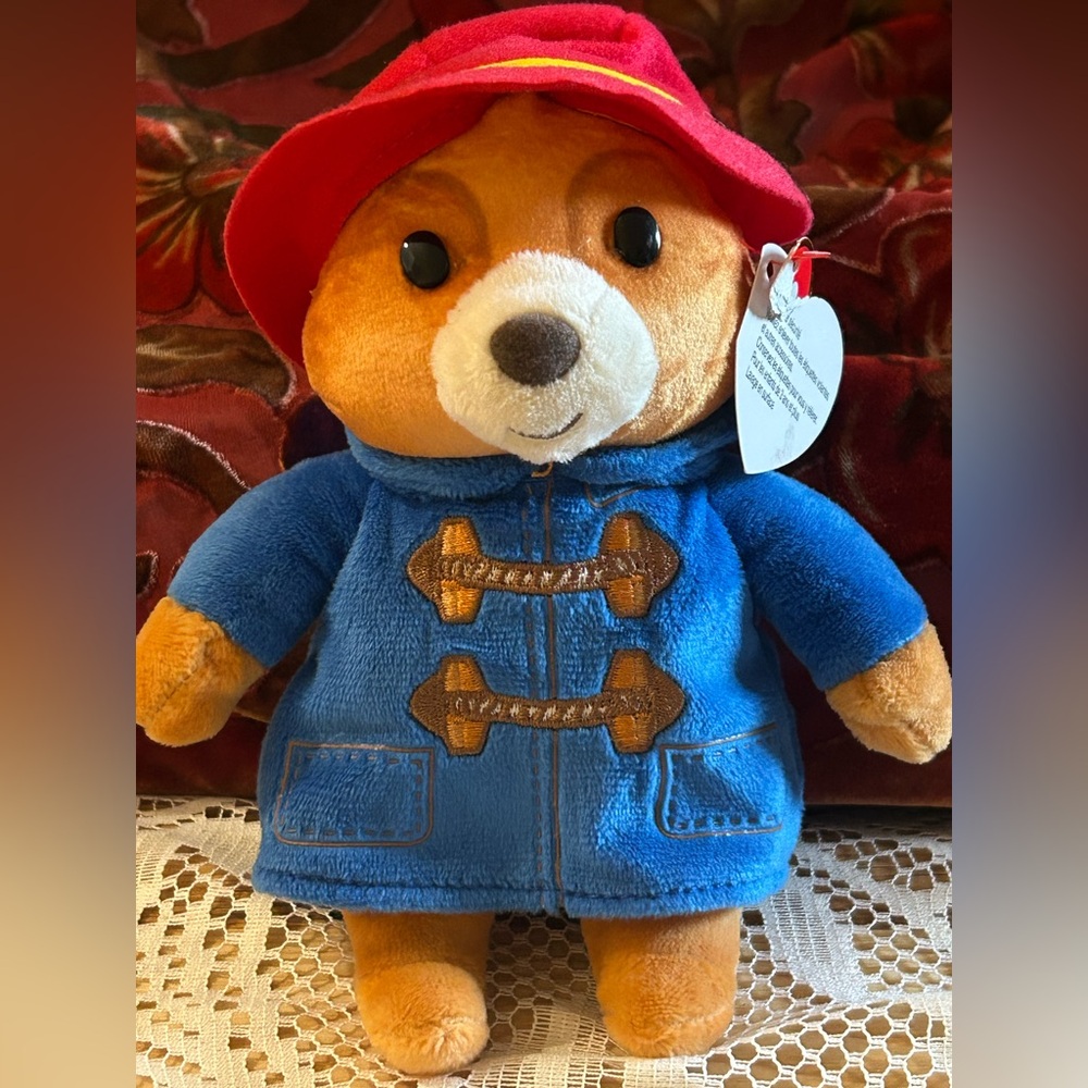 3/$30✨Ty Beanie Baby Paddington Bear (2024) – 7” Classic Red Hat & Blue Coat💙❤️